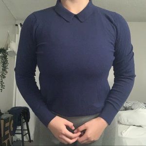 Vintage Banana Republic Navy Collared Sweater